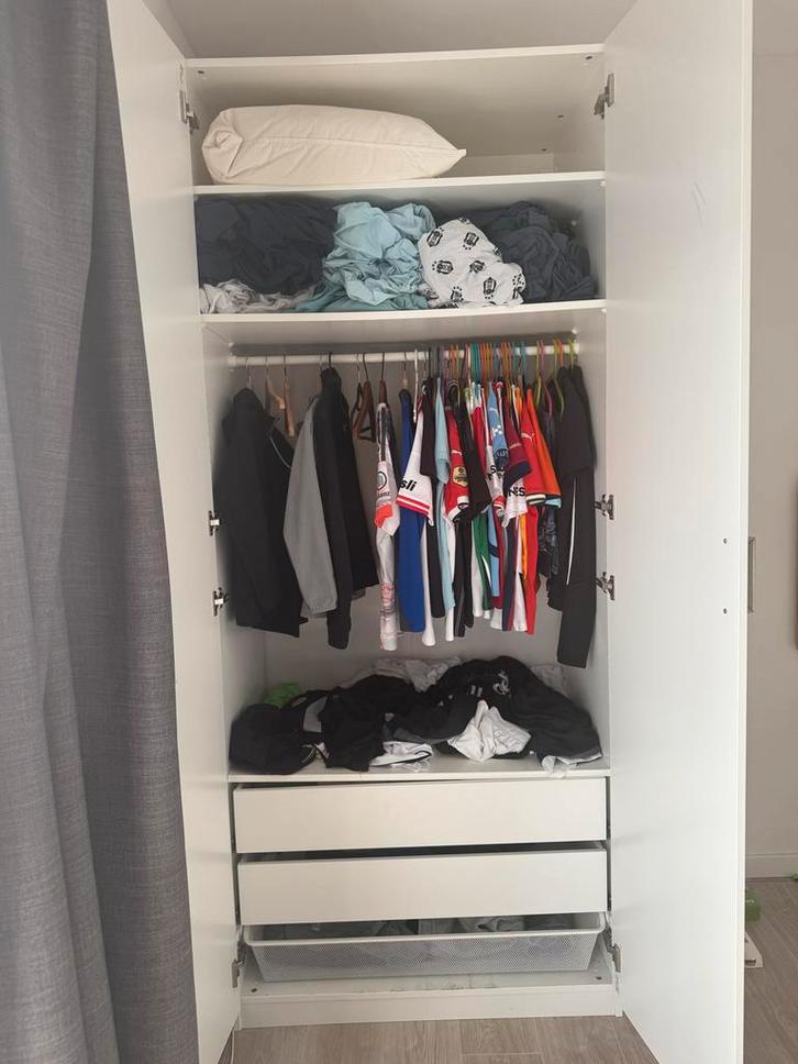 Ikea Paxkast 100x236 - Ruime Kledingkast, Huis en Inrichting, Kasten | Kledingkasten, Gebruikt, 200 cm of meer, 100 tot 150 cm