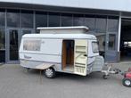 Eriba Touring Triton 410 Langslaper + Zitje 720KG leeg, Caravans en Kamperen, Overige typen, Bedrijf, Treinzit, Tot en met 3