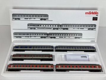 Märklin 43919 - Set Sneltreinrijtuigen "Pop-kleuren" DB beschikbaar voor biedingen