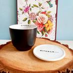 Rituals, matzwarte theemok met theetip, Huis en Inrichting, Keuken | Servies, Ophalen of Verzenden, Zo goed als nieuw, Kop(pen) en/of Schotel(s)