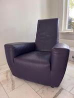 Label Longa Gerard van den Berg, Huis en Inrichting, Fauteuils, Ophalen, Gebruikt, 75 tot 100 cm, Leer