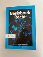 Basisboek Recht inclusief code online leeromgeving, Boeken, Ophalen of Verzenden, O.A.P. van der Roest, Zo goed als nieuw
