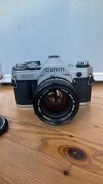 Canon AE-1 met 50mm f1.4 SSC, Audio, Tv en Foto, Fotocamera's Analoog, Ophalen of Verzenden, Gebruikt, Spiegelreflex, Canon