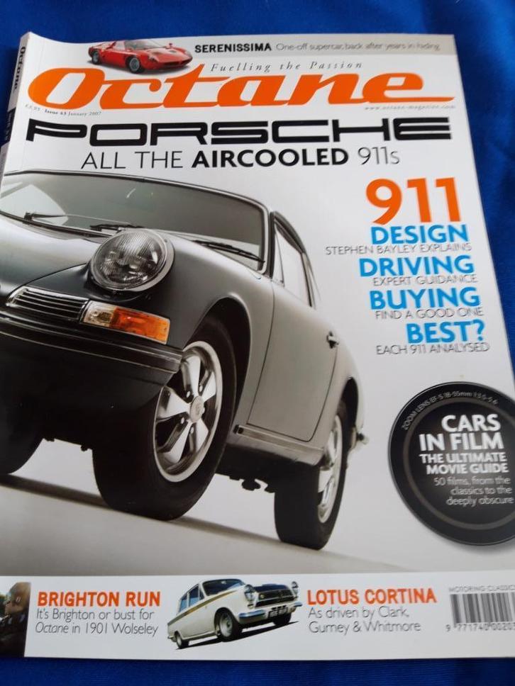 Octane 2007 jan - Lotus Cortina, Porsche 911 aircooled, Boeken, Auto's | Folders en Tijdschriften, Zo goed als nieuw, Algemeen