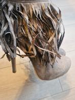 suède plateaulaarzen, Kleding | Dames, Schoenen, Ophalen, Zo goed als nieuw, Bruin, Hoge laarzen