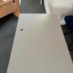Kantine Kantoor Bureau Tafel Werktafel Wit 160x80x75cm, Huis en Inrichting, Ophalen, Gebruikt, Tafel, Tafel