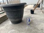 Grote bloempot, Tuin en Terras, Ophalen, Gebruikt, Rond, Kunststof