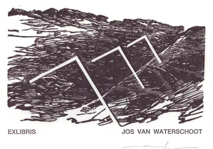 1922 Ex Libris België : Martin R. Baeyens, 1983, Antiek en Kunst, Kunst | Etsen en Gravures, Verzenden