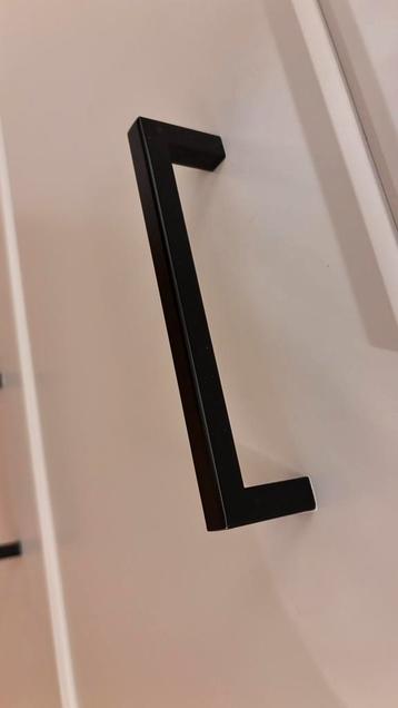 12 x zwart RVS handgreepjes 12,8 cm beschikbaar voor biedingen