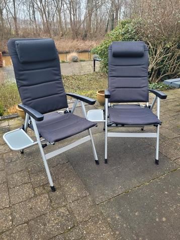 Human Nature ANWB campingstoelen luxe met zijtafel 7 standen beschikbaar voor biedingen