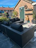 Tuinzet, 4 zitplaatsen, Gebruikt, Ophalen of Verzenden, Wicker