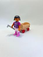 6 Playmobil Kind met bolderkar (2 foto's), Ophalen of Verzenden, Zo goed als nieuw, Los playmobil