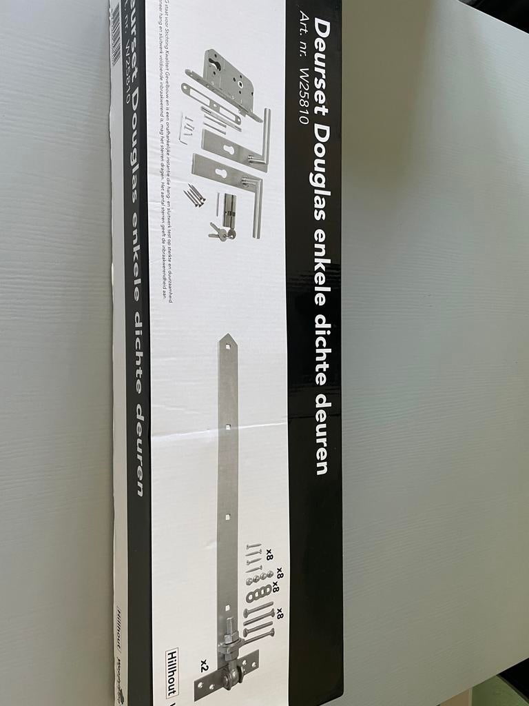 Douglas Deurset Enkele Dichte Deuren - Nieuw in Verpakking, Doe-het-zelf en Verbouw, 80 tot 100 cm, Binnendeur, Nieuw, Ophalen of Verzenden