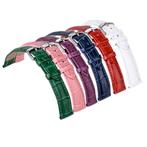 Leren croco print horloge bandje horlogeband horlogebandje, Verzenden, Nieuw