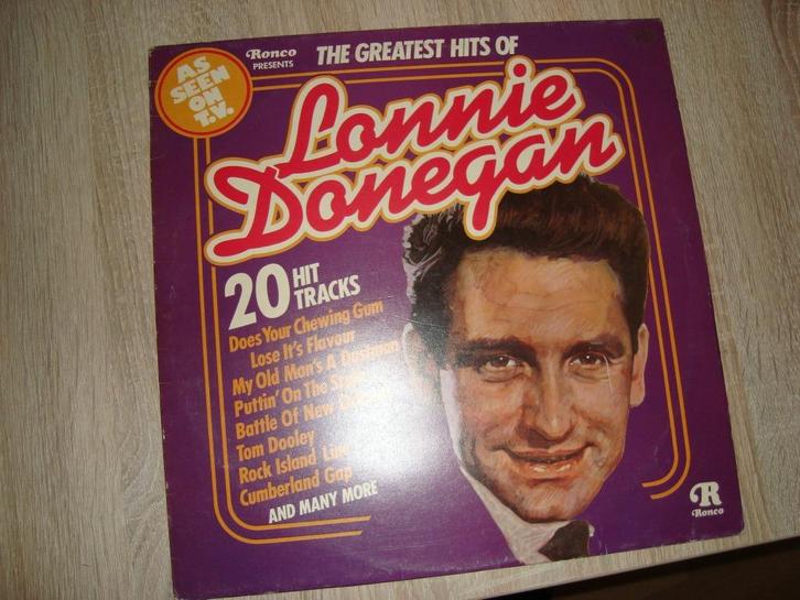 LLONNY DONEGAN THE GREATEST HITS OF ….(1976), Cd's en Dvd's, Vinyl | Rock, Gebruikt, Singer-songwriter, 12 inch, Ophalen of Verzenden