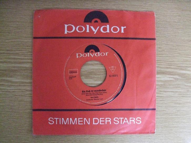 KURT STELLY   EIN KUSS IST WUNDERBAR / WEIL ICH DICH GERN HA, Cd's en Dvd's, Vinyl Singles, Zo goed als nieuw, Single, Pop, 7 inch