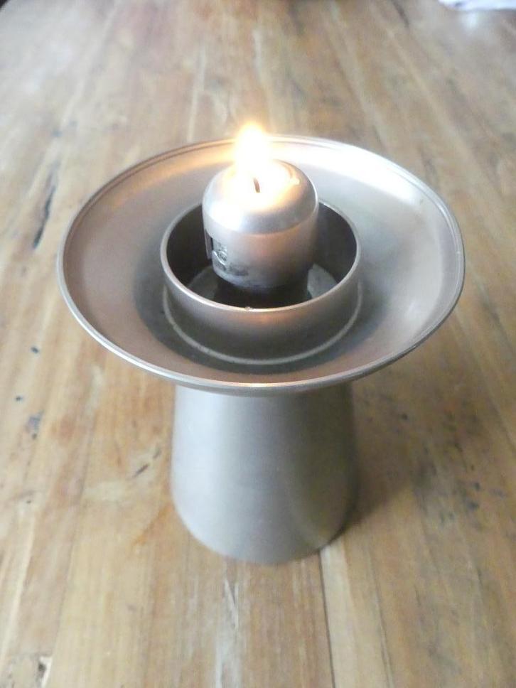 Mid Century  Mooie Vintage kandelaar Föhl, Antiek en Kunst, Curiosa en Brocante, Ophalen of Verzenden