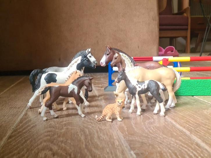 Schleich paardjes, Verzamelen, Speelgoed, Zo goed als nieuw, Ophalen of Verzenden