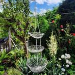 Bo-Camp Hangmandjes - 3-laags - opvouwbaar - wit metaal, Ophalen of Verzenden