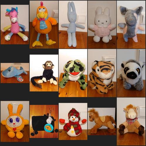 Verschillende pluche knuffels knuffel dieren beesten, Kinderen en Baby's, Speelgoed | Knuffels en Pluche, Ophalen of Verzenden
