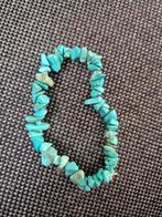 Turquoise Edelsteen Armband, Overige materialen, Met edelsteen, Blauw, Ophalen of Verzenden