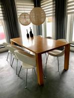 Eiken eettafel / tafel: 100 x 200 cm, Huis en Inrichting, 100 tot 150 cm, Eikenhout, 200 cm of meer, Ophalen of Verzenden