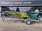 Marcraft Pikemaster 440 aluminium visboot, Benzine, Buitenboordmotor, Ophalen of Verzenden, Zo goed als nieuw