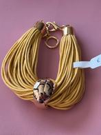 Nieuwe armband met gouden details, Sieraden, Tassen en Uiterlijk, Armbanden, Ophalen of Verzenden, Nieuw, Overige materialen, Met strass