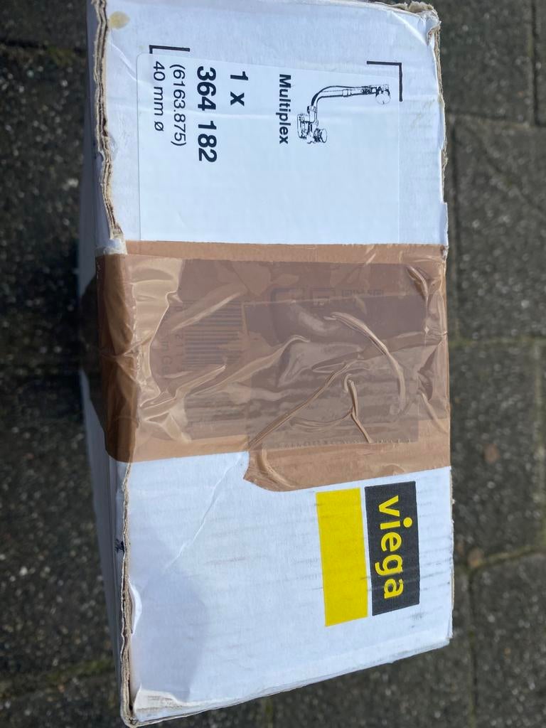 Viega Multiplex badafvoer en overloopcombinatie, Ophalen of Verzenden, Nieuw