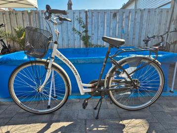Pelikaan moederfiets met lage instap MOET WEG beschikbaar voor biedingen