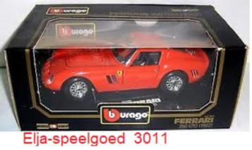 Bburago Ferrari 1:18 250 GTO 1962 ROOD modelauto 3011 beschikbaar voor biedingen