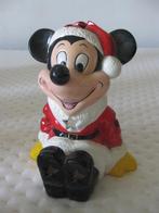MICKEY MOUSE als KERSTMAN met verlichting (theelichtje), Ophalen, Mickey Mouse, Zo goed als nieuw, Beeldje of Figuurtje