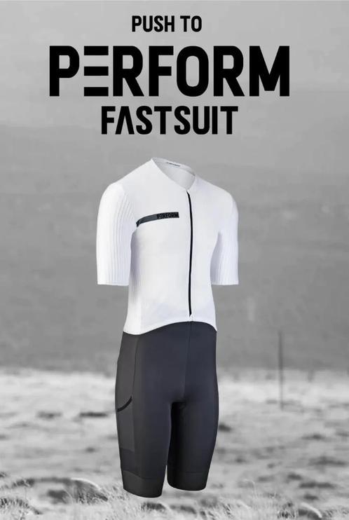 PERFORM | TRIATHLON | FASTSUIT | WHITE, Kleding | Heren, Sportkleding, Nieuw, Hardlopen of Fietsen, Ophalen of Verzenden