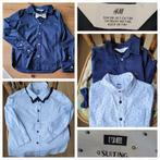 Jongen overhemden donkerblauw kerst met strik, Kinderen en Baby's, Kinderkleding | Maat 122, Overhemd of Blouse, Ophalen of Verzenden