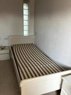 1 persoons bed set, Ophalen, 90 cm, Eenpersoons, Wit