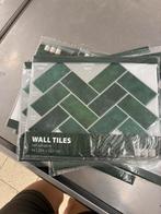 Plaktegels groen keukentegel 36 stuks, Doe-het-zelf en Verbouw, Tegels, Overige materialen, Wandtegels, Zo goed als nieuw, Minder dan 5 m²