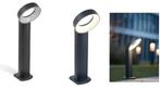 Lutec Meridian Paalverlichting (antraciet), Tuin en Terras, Buitenverlichting, Ophalen of Verzenden, Zo goed als nieuw, Netvoeding