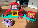Fisher-price little people speeltuin met twee poppetjes, Kinderen en Baby's, Speelgoed | Fisher-Price, Speelset, Gebruikt, Ophalen