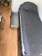 IKEA Brimnes Bedbank - Zwartbruin, Gebruikt, Eenpersoons, Zwart, Ophalen of Verzenden