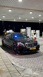 Mercedes-Benz S-Klasse 5.5 S63 AMG Lang 4M AUT 2017 Zwart, Auto's, Automaat, 5461 cc, Zwart, Vierwielaandrijving