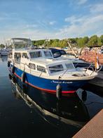 Mooie heckruiser 10.50x2.80, Watersport en Boten, Ophalen, Gebruikt, Staal, Binnenboordmotor