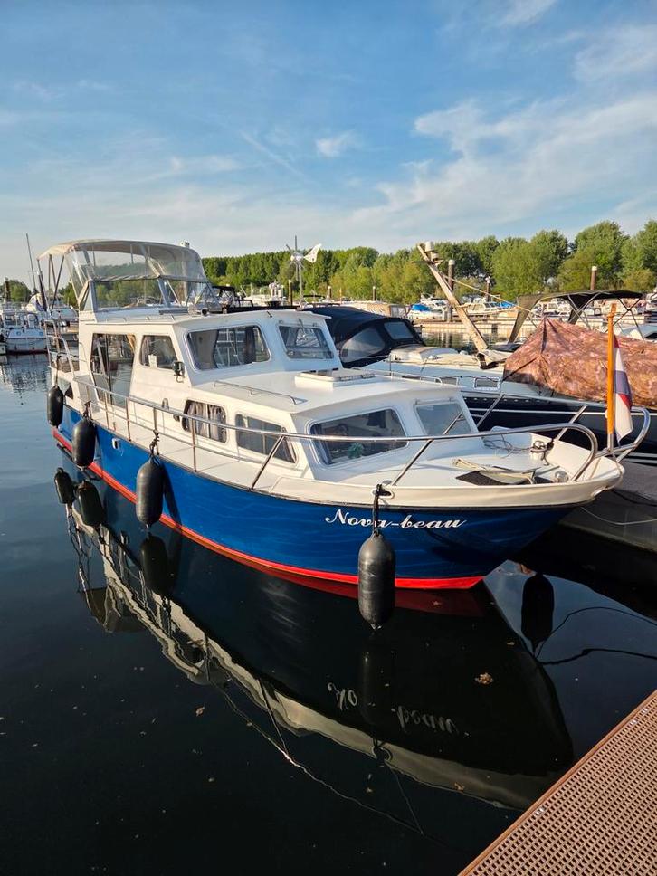 Mooie heckruiser 10.50x2.80, Watersport en Boten, Motorboten en Motorjachten, Gebruikt, Staal, 9 tot 12 meter, Diesel, Binnenboordmotor