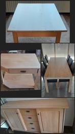 massief licht eiken houten meubels, Huis en Inrichting, Complete inboedels, Ophalen