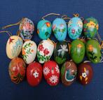 Vintage houten paashangers ei, Ophalen of Verzenden, Gebruikt