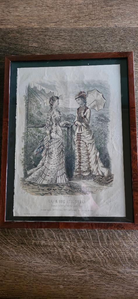 la mode illustree, Ophalen, Gebruikt, Voor 1940, Prent