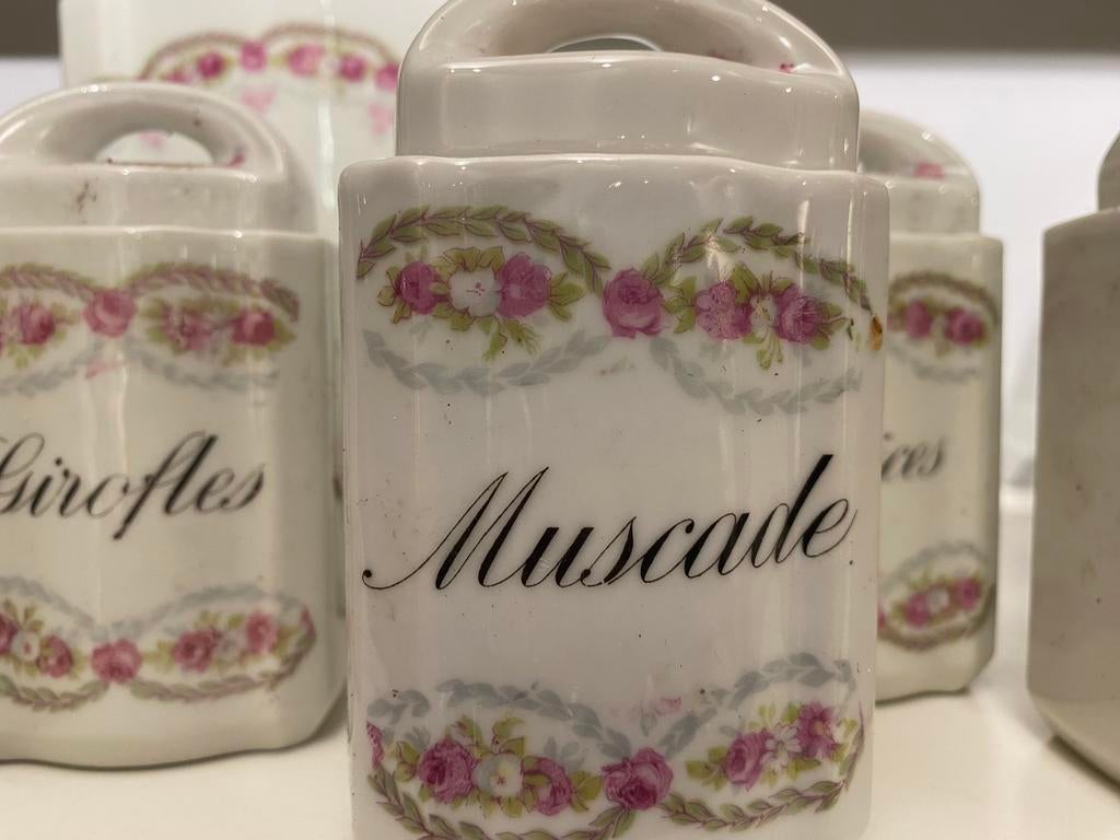 Antieke brocante keukenset oude nostalgische voorraadpotten, Antiek en Kunst, Antiek | Keukenbenodigdheden, Ophalen of Verzenden