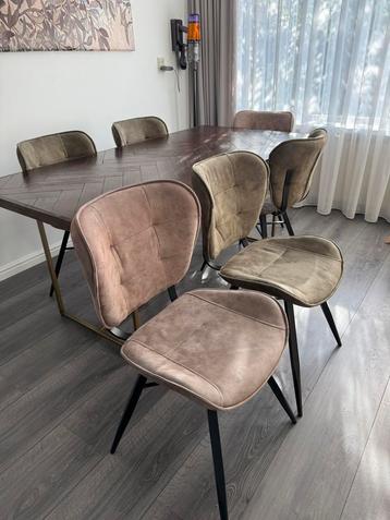 Eettafel stoelen set van 6 van Pronto Wonen beschikbaar voor biedingen