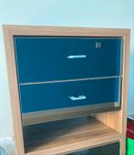 Hout/ zwarte nachtkastjes, Ophalen, Zo goed als nieuw, Minder dan 45 cm