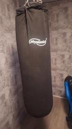 Bokszak 30 a 40 kg met 4 punts ketting, veer en zolder haak, Ophalen, Zo goed als nieuw, Bokszak