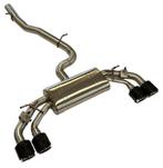 Uitlaat rvs catback CARBON EINDTIPS VOLKSWAGEN GOLF 8R ZIE, Ophalen of Verzenden, PERFORMANCE-EXHAUST.NL, INFO@PERFORMANCE-EXHAUST.NL